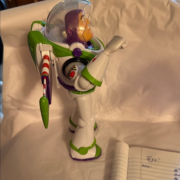 Disney Buzz Lightyear Action Figure - White, Green, and Purple - Picture 4 of 6
